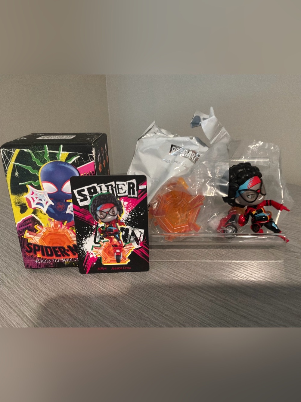 Popmart Spider-Man Across the Spider-Verse Confirmed “Jessica Drew”